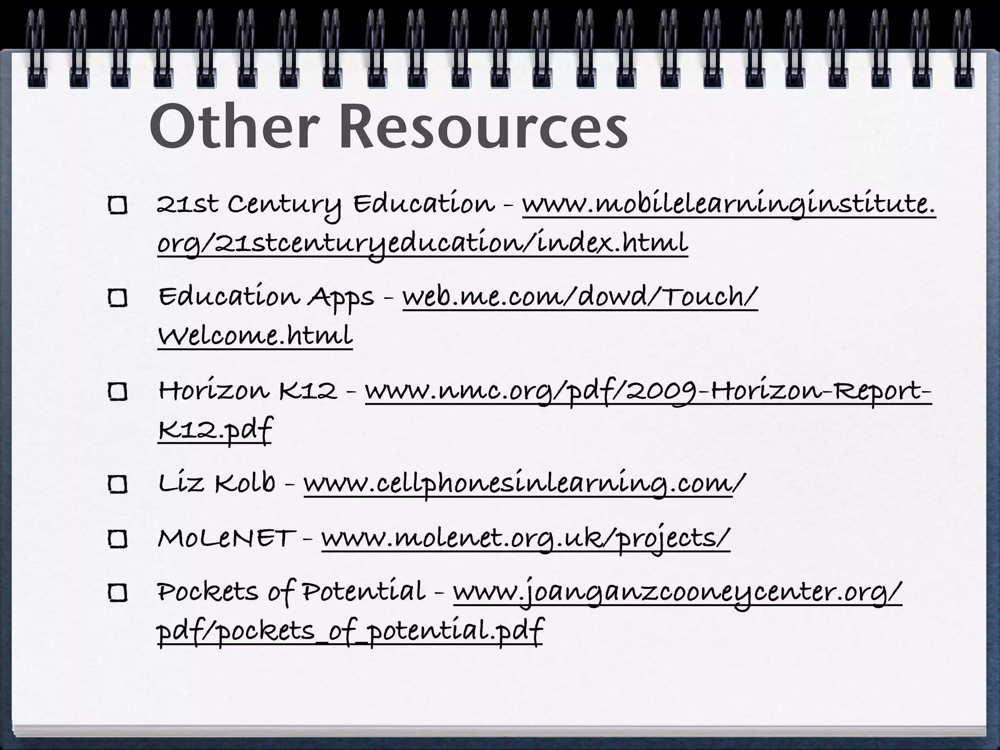 WCSA Mobile Learning K-12