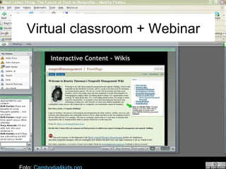 Virtual classroom + Webinar Foto:  Cambodia4kids.org 