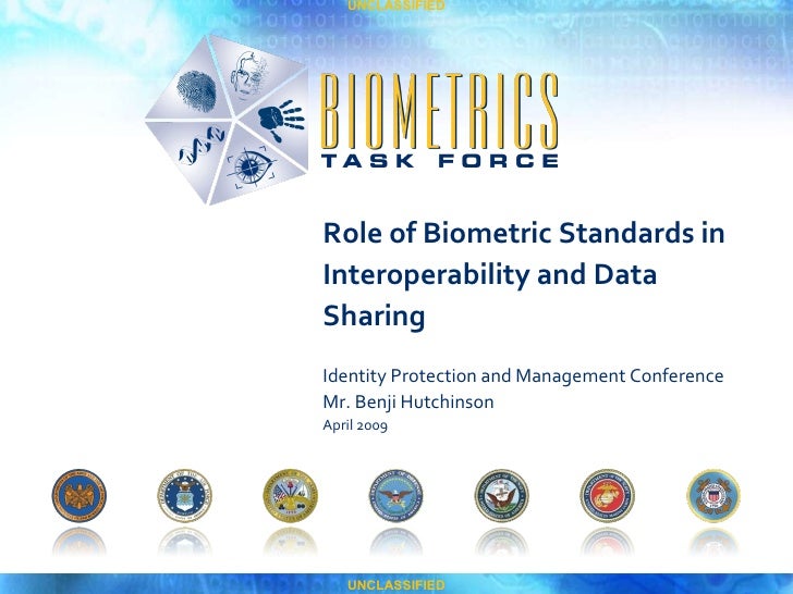 Role of Biometric Standards in IdM