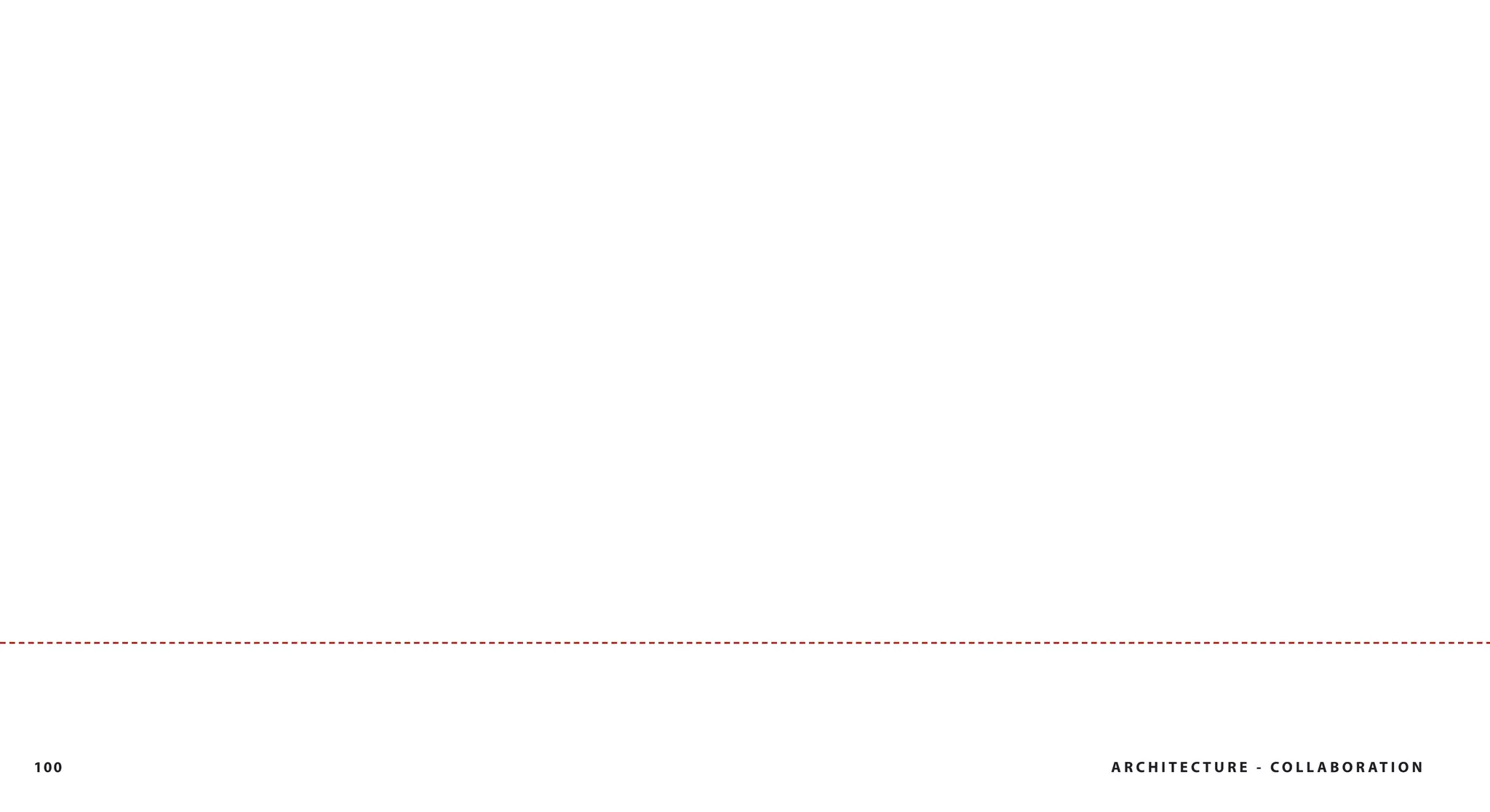 100   A R C H I T E C T U R E - C O L L A B O R AT I O N
 