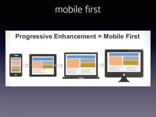 mobile first
 