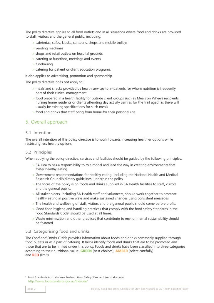 0905 healthyfoodanddrinkchoicespolicy