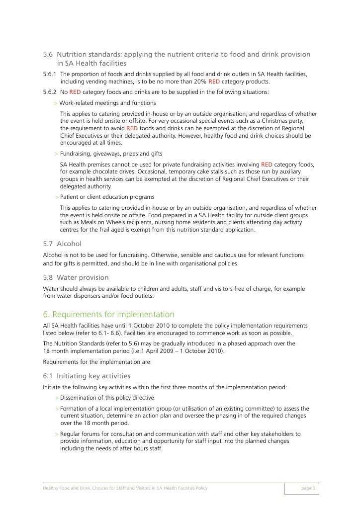 0905 healthyfoodanddrinkchoicespolicy