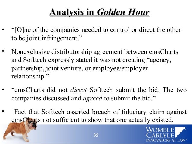 divided infringement of method claims a tough sell golden hour ems charting