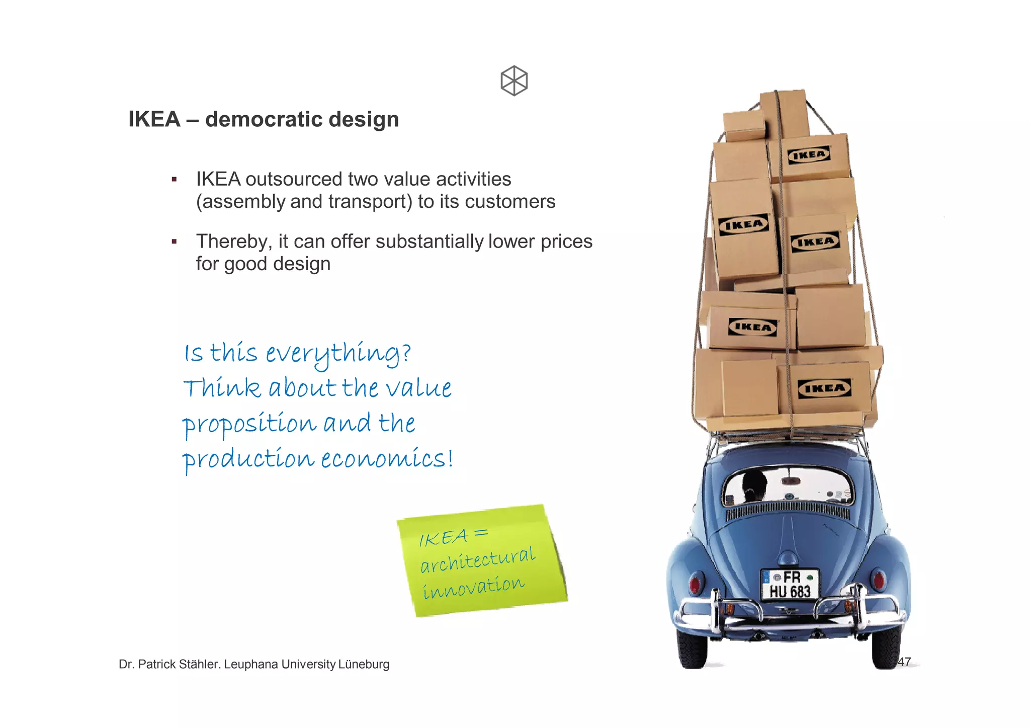 Growth by business model innovation, a lecture at Leuphana University, 2nd part