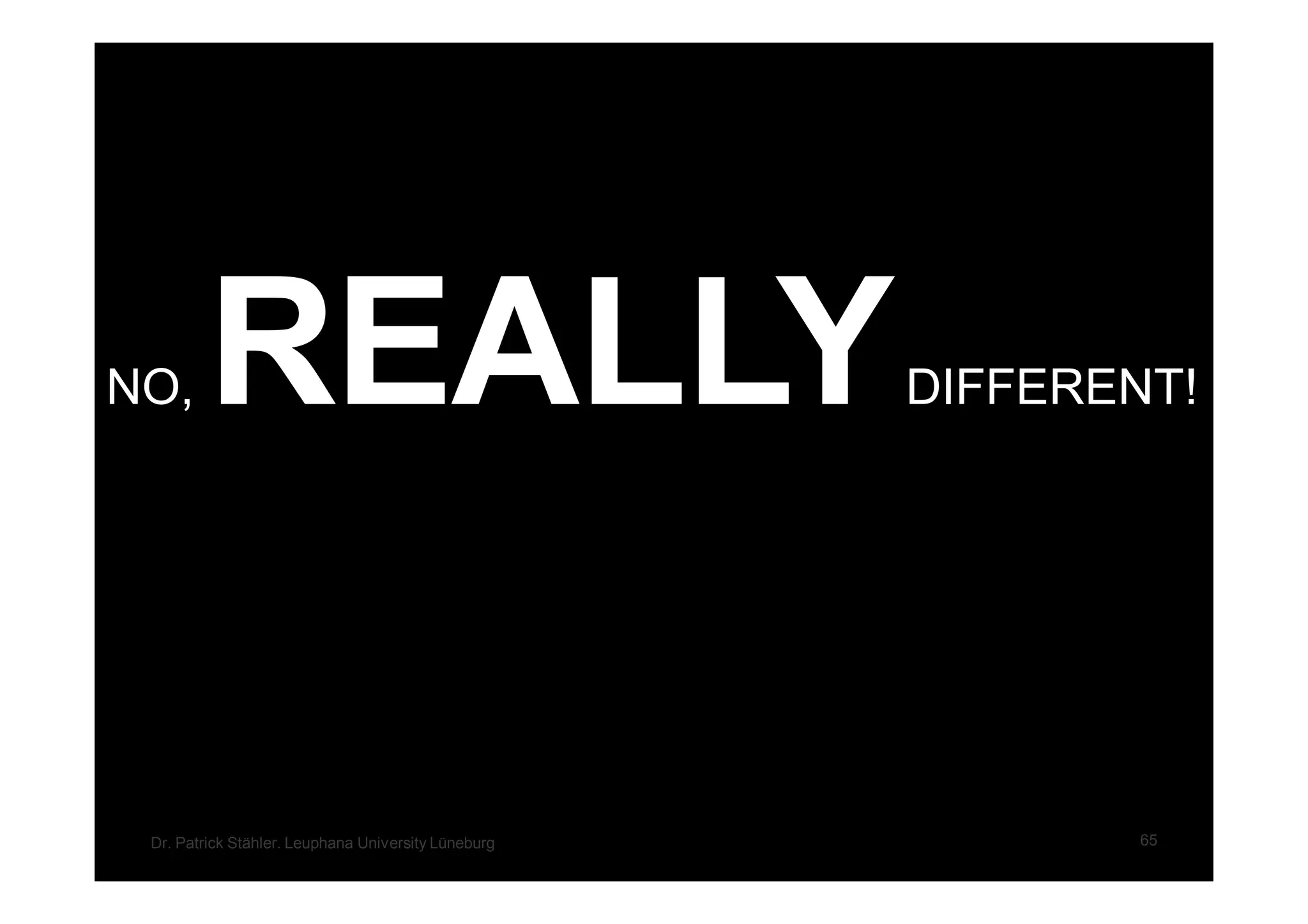 Growth by business model innovation, a lecture at Leuphana University, 2nd part