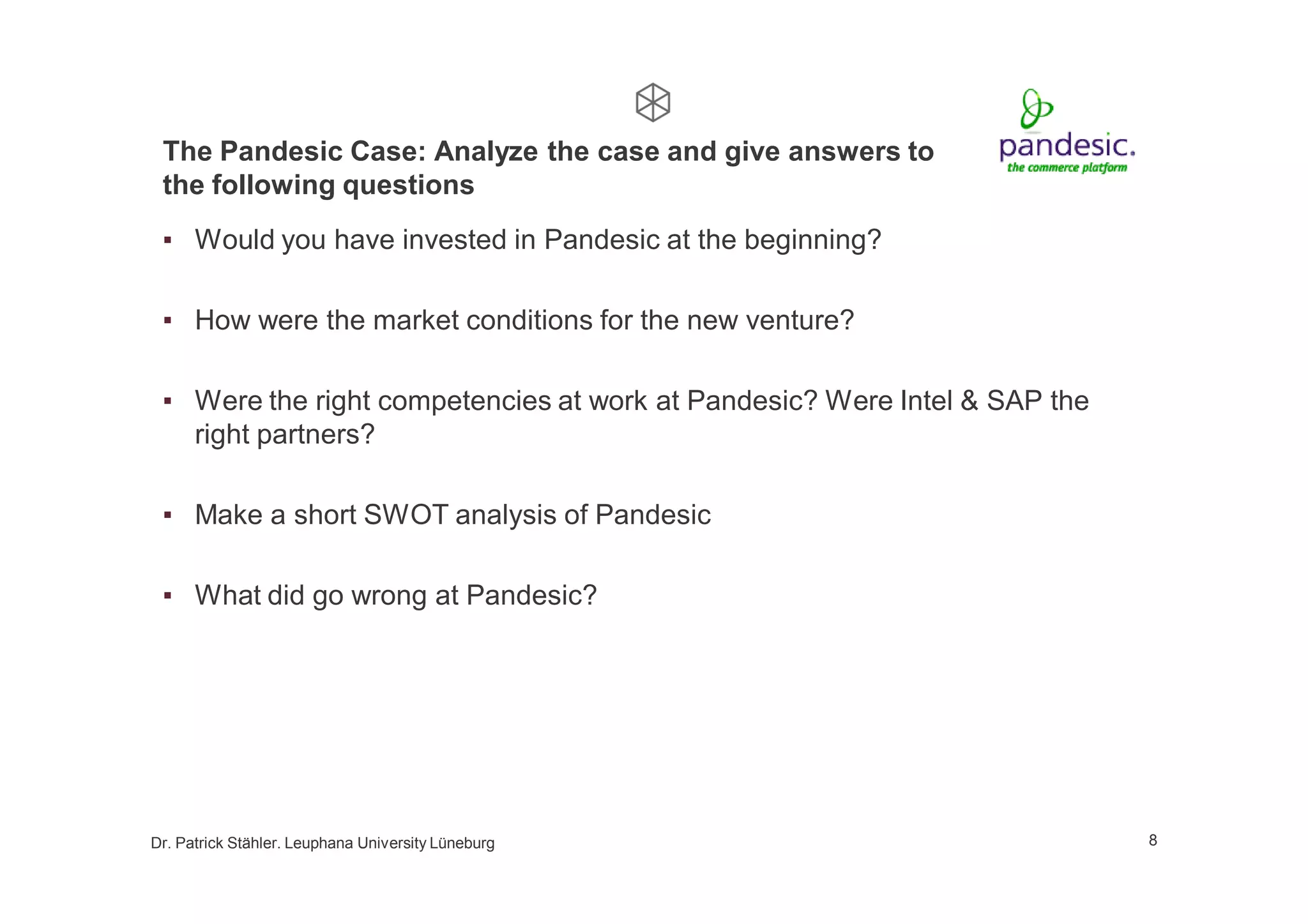 Growth by business model innovation, a lecture at Leuphana University, 2nd part