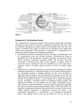 Figure 4


Component 2: The Enabling Factors
The enabling factors component comprises those elements which enable individu...