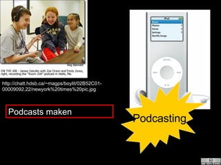 Podcasting http://chatt.hdsb.ca/~magps/boylit/02B52C01-00009092.22/newyork%20times%20pic.jpg Podcasting Podcasts maken 