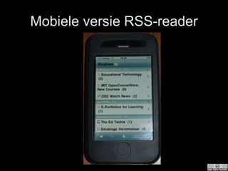 Mobiele versie RSS-reader 