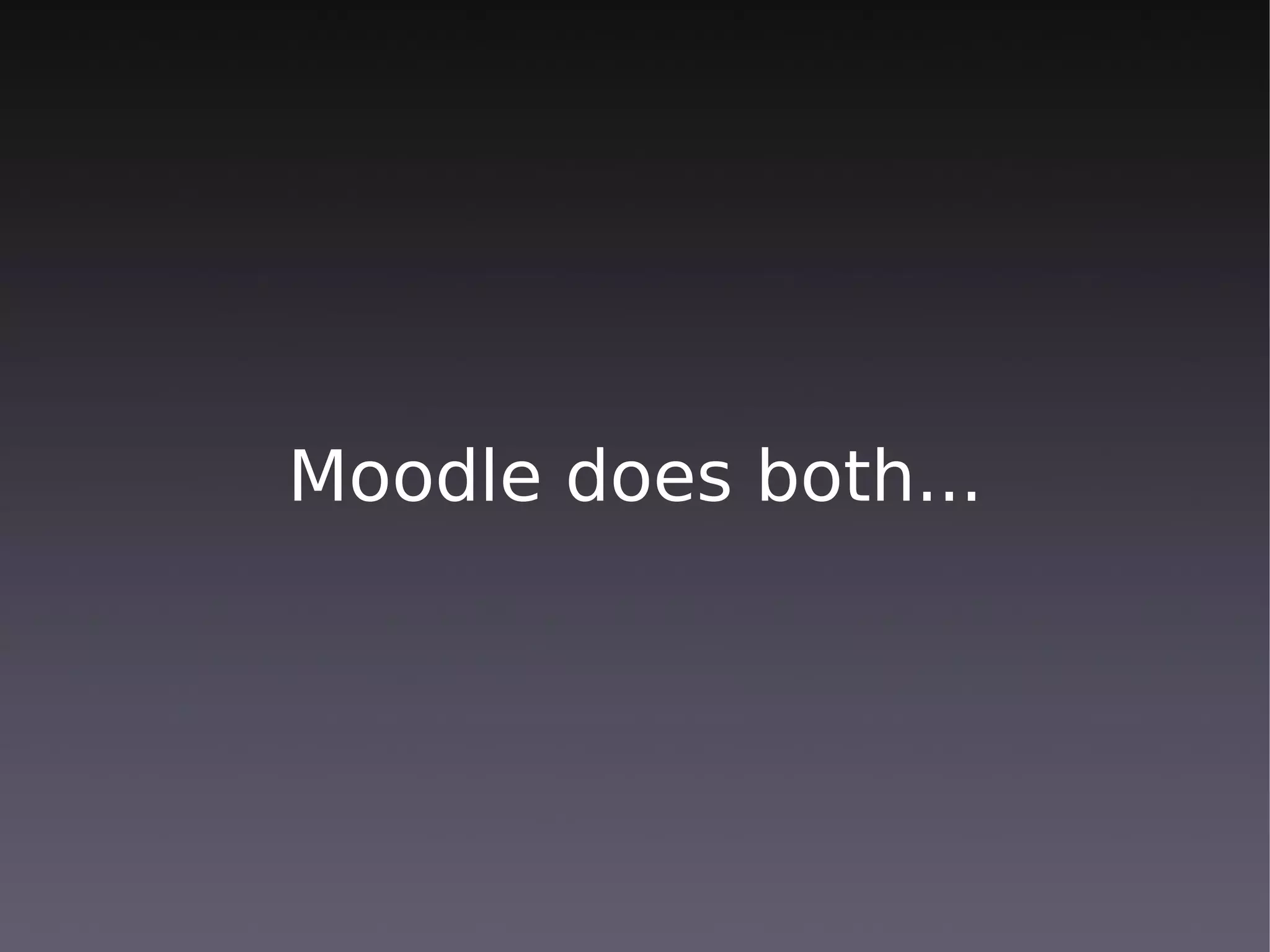 Moodle at the Institute of Social Studies