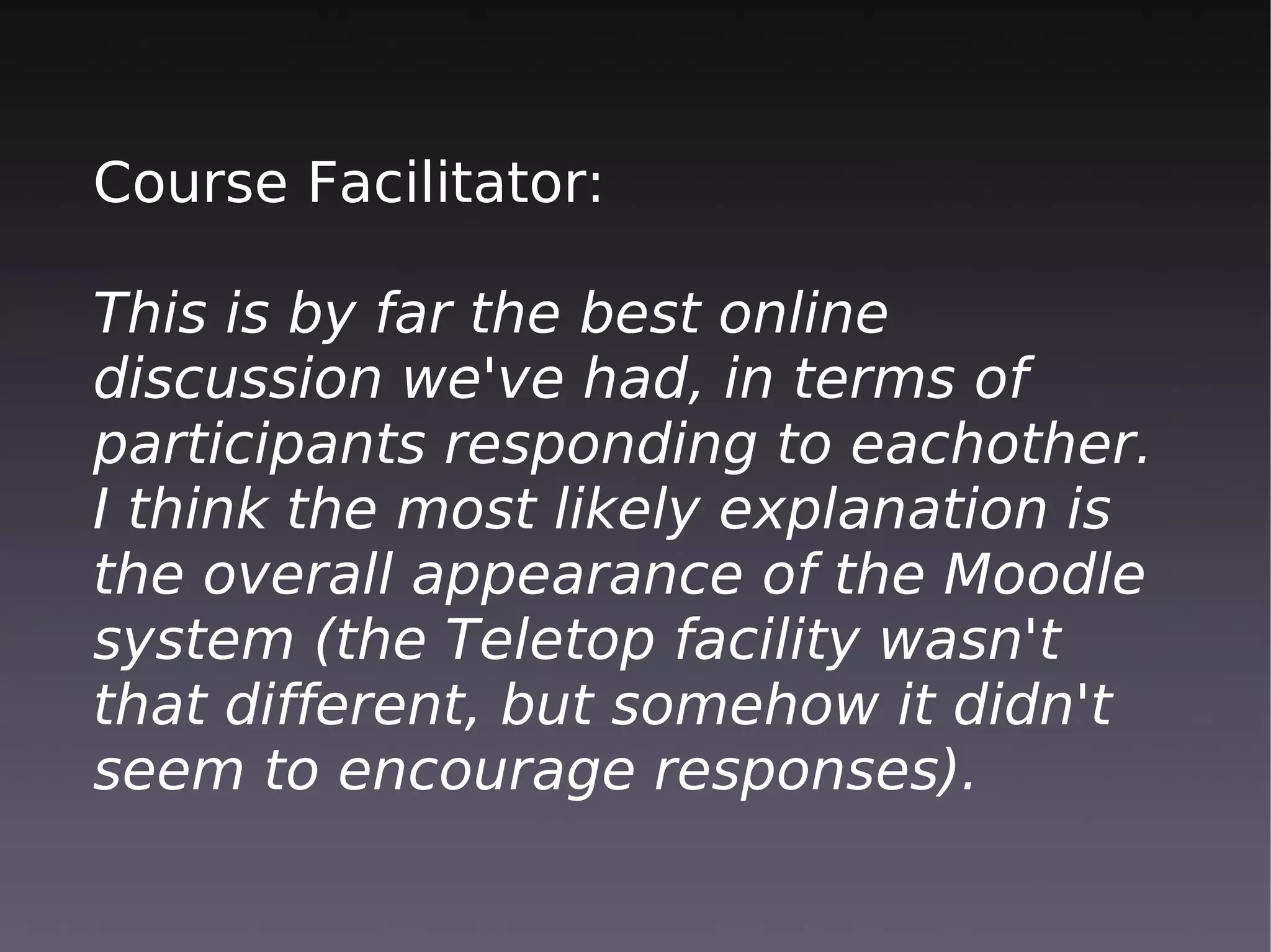 Moodle at the Institute of Social Studies