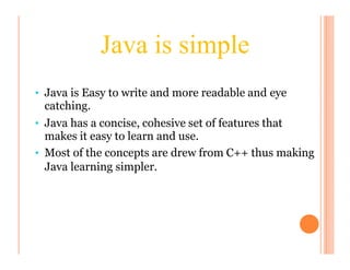 Java overview in bca/mca /btech student it | PDF image.