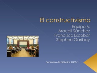 Seminario de didáctica 2009-1 