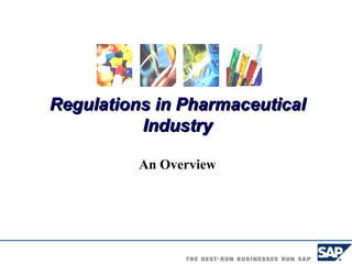 SAP in Pharmaceutical Industry | PPT