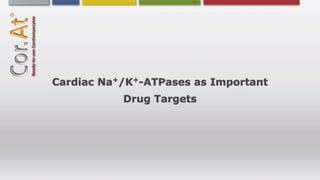 +    +
Cardiac Na /K -ATPases as Important
             Drug Targets
 