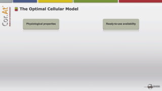 The Optimal Cellular Model


  Physiological properties   Ready-to-use availability
 