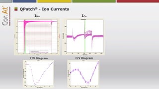®
QPatch - Ion Currents
      INa                  ICa




    I/V Diagram         I/V Diagram
 