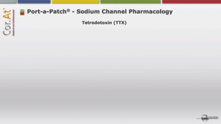 ®
Port-a-Patch - Sodium Channel Pharmacology
               Tetrodotoxin (TTX)
 