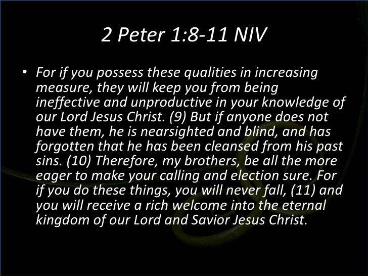 2 Peter 1 8 11