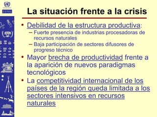 El impacto “real” de la crisis económica global: Una visión desde ...