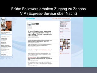 Twittern als Firmatwittername =Firma, Marke, ProduktProfil und Design pflegenHier spricht die Firma!Recycling ist okRSS-FeedsLinks auf News / PMAber es reicht nicht=Dialog statt Push!