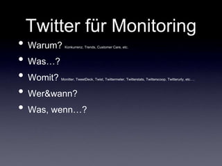 Twittern als Persontwittername =real name (oder fast...), Foto oder Avatar?Hier spreche ich!Sich Grenzen setzen….
