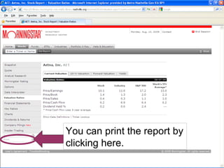 You can print the report by clicking here. 