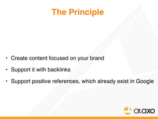 Online reputation management - Matěj Novák