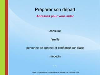 Evitez l'autocritique démesurée 