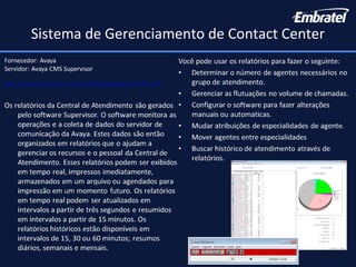 Sistema de Gerenciamento de Contact Center
 