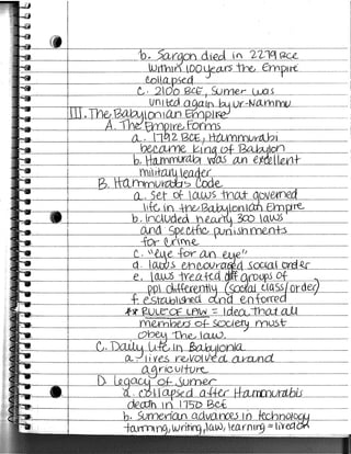 Chapter 3 Section 2 Notes | PDF