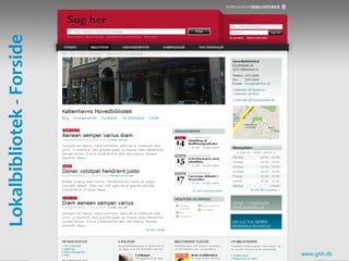 Lokalbibliotek - Forside
                           ding.TING
                           Et fundament for forandring




                                                         www.gnit.dk
 