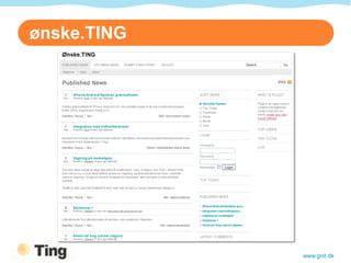 ønske.TING




             www.gnit.dk
 