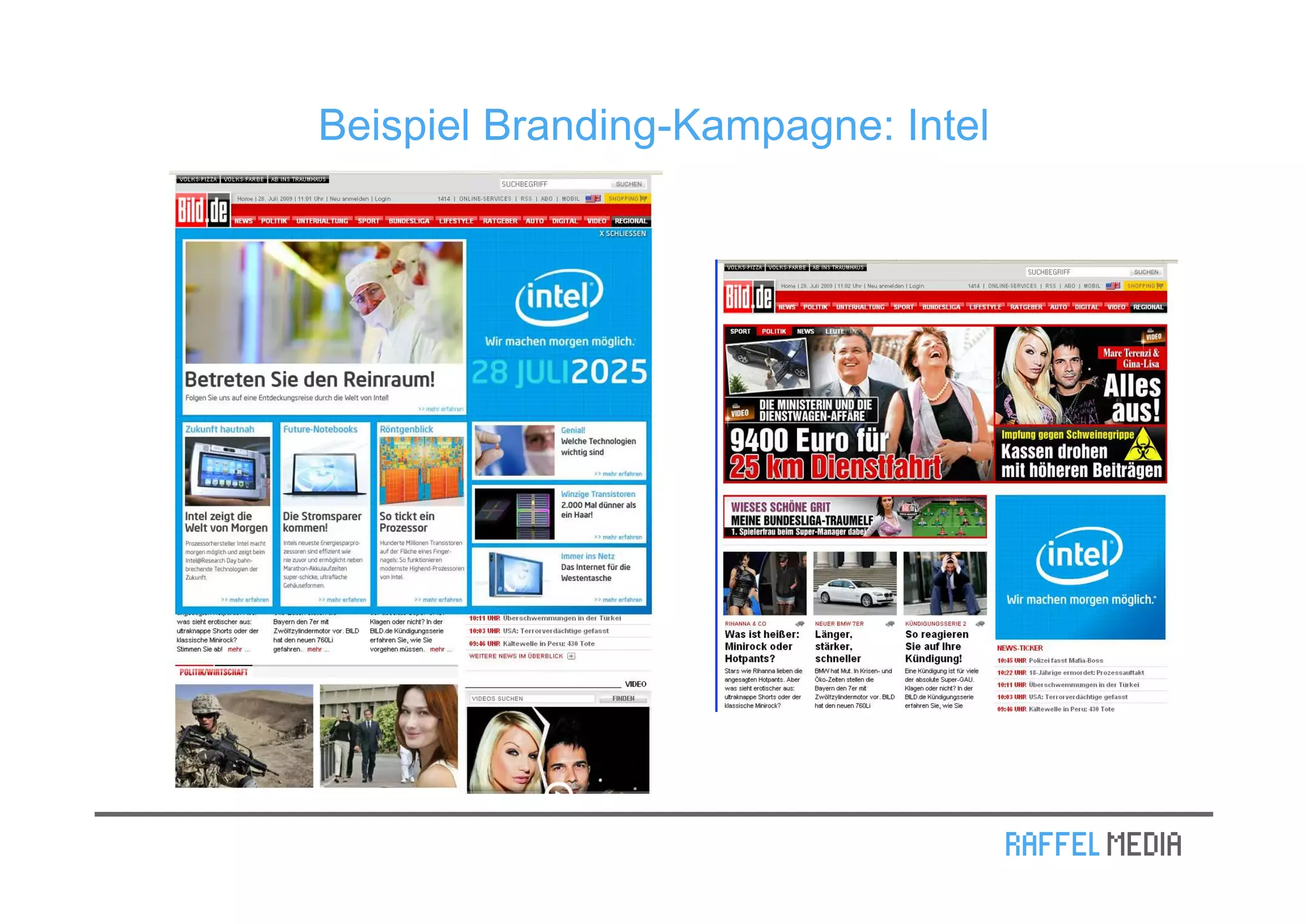 Beispiel Branding-Kampagne: Intel
 