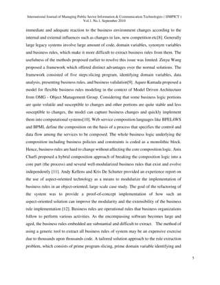 Business Rule Management Framework for Efficient N-Tier E-Business ...