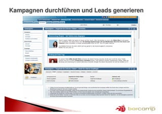 Kampagnen durchführen und Leads generieren




                   26 >> 25
 