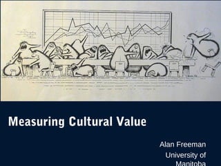 Measuring Cultural Value
Alan Freeman
University of

 
