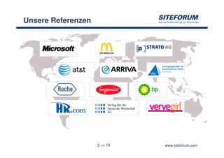 Unsere Referenzen




                    2 >> 19   www.siteforum.com
 
