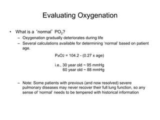 Normal Po2 Rv 09.12.08(b): An Introduction to Blood Gas Analysis | PDF