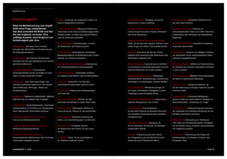 Marktforschung




Noch Fragen?                                            Coding: Zuordnung von numerischen Codes zu in          In-Home-Befragung: Befragung, die bei den             Primärforschung: Unmittelbare Marktforschung,
                                                        Textform festgehaltenen Antworten.                     Testpersonen zu Hause stattfindet.                    die neue Fakten erforscht.
Bläst die Marktforschung zum Angriff, 
bleibt keine Frage unbeantwortet.                       Conjoint Measurement: Messung der Bewertung            Konzept-, Produkt- und Packungstests:                 Qualitative Forschung: Erhebung von
Das lässt zumindest die Breite und Viel-                eines Gutes, bei der Stimuli mit Bedeutungsgewichten   Untersuchung eines neuen Produkts, Werbetexts         nicht standardisierten Daten durch offene Interviews,
falt des Angebots vermuten. Eine                        versehen werden, um daraus das Gesamt-Präferenz-       oder deren Verpackung.                                Feldprotokolle oder Dokumente wie beispielsweise
zufällige Auswahl, ohne Anspruch auf                    urteil der Verbraucher abzuleiten.                                                                           Tagebücher.
Vollständigkeit oder Sinn.                                                                                     Längsschnittstudie oder Longitudinalstudie:
                                                        Degustationstest: «Verkostungstest», bei dem           Studie, bei der über einen längeren Zeitraum immer    Quantitative Forschung: Numerische Darstellung
Akzeptanztest: Test eines neuen Produkts,               die Testpersonen das Produkt probieren.                wieder Fragen zum selben Thema gestellt werden.       empirischer Sachverhalte.
Konzepts oder Werbemittels mit Schwerpunkt auf
der Zielgruppenakzeptanz.                               Delphi-Methode: Systematisches, mehrstufiges           Markttest: Experiment, bei dem ein Produkt            RLD-Verfahren: Verfahren zur zufälligen Ermittlung
                                                        Befragungsverfahren mit Rückkopplung bzw. Schätz-      testweise unter Anwendung aller Massnahmen des        von Stichproben, die für computergestützte Telefon-
Ausschöpfung: Der Anteil der Elemente einer             methode, um Trends einzuschätzen.                      Marketingmix angeboten wird.                          interviews ausgewählt werden.
Stichprobe, der bei einer Befragung für ein Interview
gewonnen werden kann.                                   Demoskopische Marktforschung: Untersuchung             Mystery Shopping: Subsumierung von Verfahren          Schwedenschlüssel: Verfahren zur Randomisierung
                                                        der marktbeeinflussenden Handlungsobjekte.             zur Erhebung der Dienstleistungsqualität, bei denen   der Zielperson bei mehreren potenziellen Probanden
Assoziationsverfahren: Psychologische                                                                          geschulte Beobachter als Kunden auftreten.            in einem Haushalt.
Erhebungsmethoden auf der Grundlage von Asso-           Diskriminanzanalyse: Multivariates Verfahren
ziation zu einem bestimmten Produkt.                    zur Definition eines Marken- oder No-Name-Käufers.     Multiple Regressionsanalyse: Statistisches            Sekundärforschung: Mittelbare Forschungsmethode
                                                                                                               Analyseverfahren, das Beziehungen zwischen einer      auf Basis von bestehenden Marktdaten.
Befragungen: Durch Meinungsumfragen oder                Experiment: Massnahme, mit Hilfe derer                 abhängigen und unabhängigen Variablen feststellt.
Interviews systematisch gewonnene Informationen         zuverlässige Kausalaussagen gemacht werden.                                                                  Szenario-Technik: Strategische Methode, die
über Einstellungen, Meinungen, Wissen und                                                                      Omnibuserhebung: Mehrthemenumfrage, bei               auf der Entwicklung und Analyse möglicher Zukunfts-
Verhaltensweisen.                                       Eye Tracking: Erfassung der Blickbewegungen            der Fragen verschiedener Auftraggeber in einem        szenarien basiert.
                                                        von Probanden.                                         Fragebogen zusammengefasst werden.
Beobachtung: Methode zur zielgerichteten, objektiven                                                                                                                 Tracking-Studien: Fortlaufende Befragungen
Wahrnehmung von Objekten oder Vorgängen.                Face-to-Face-Interview: Interview, bei dem             Ökoskopische Marktforschung: Untersuchung             gleichen Inhalts mit unterschiedlichen Befragten zu
                                                        Interviewer und Befragter im selben Raum sitzen.       objektiver Marktgrössen in der Empirie.               Markenbekanntheit, -verwendung und -image.
Clusteranalyse: Strukturentdeckendes, multivariates
Analyseverfahren zur Ermittlung von Objektgruppen,      Faktorenanalyse: Multivariates Verfahren zur           Panelforschung: Forschungsdesign,                     Tiefeninterviews: Tiefenpsychologische Interviews,
deren Eigenschaften Ähnlichkeiten aufweisen.            Untersuchung der Faktoren für das Kaufverhalten.       bei dem jede Erhebung mit derselben Stichprobe        die unbewusste und verdeckte Motivationen bei den
                                                                                                               und demselben Erhebungsinstrument wiederholt          Befragten aufzudecken versuchen.
Computer Assisted Personal Interview:                   Haushaltspanel: Statistische Erhebung über             durchgeführt wird.
Face-to-Face-Befragungsmethode.                         Arbeits- und Lebensbedingungen von Menschen.                                                                 Werbepretest: Untersuchung von Werbespots
                                                                                                               Paper-Pencil-Befragung: Befragung, bei                oder «Stills» auf Verbraucherakzeptanz, Einprägsam-
Computer Assisted Telephone Interview:                  Home-Use-Test: Produkttest, bei dem                    der der Interviewer die Antworten der Befragten       keit, emotionale Tönung, Erwecken von Kaufinteresse
Telefonische Befragungsmethode.                         die Testpersonen das Produkt mit nach Hause            handschriftlich festhält.                             und Imagekommunikation.
                                                        nehmen.
Computer Assisted Web Interview:                                                                               Preistest: Untersuchung über den Einfluss             Werbeposttest: Untersuchung des Erfolgs einer
Computergestützte Webinterviews, deren Antworten        In-Hall-Test: Studie, bei der die Befragten in         der Preisgestaltung auf die Wahrnehmung und           Werbekampagne, zum Beispiel mit Recall- oder
verschlüsselt eingegeben werden.                        ein Teststudio eingeladen werden.                      Attraktivität eines Produkts/einer Marke.             Recognition-Tests.




connected 07 11 | 2009                                                                                                                                                                                           Seite 29
 