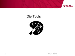Die Tools February 12, 2010 