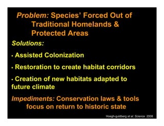 Global Impacts of Climate Change and Potentials for Adaptation and ...
