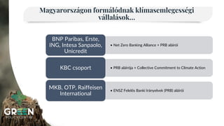 Klímasemleges Bankolás Magyarországon tanulmánybemutató 2022.12.09.