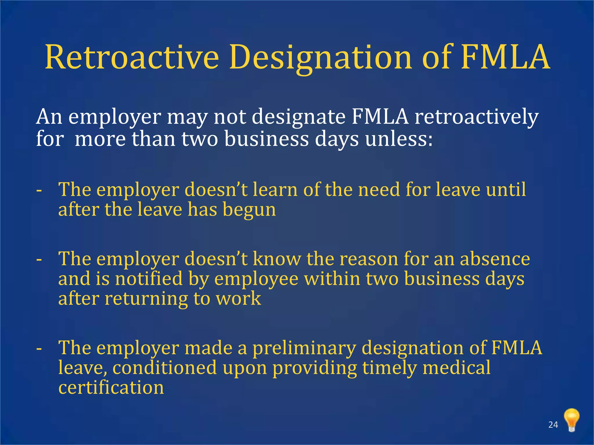 FMLA and ADA 101: What Every Manager Needs to Know | PPTX