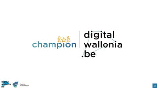 110 Digital Wallonia Champions. A dedicated network to:
1. Promote digital transformation.
2. Share the Digital Wallonia s...