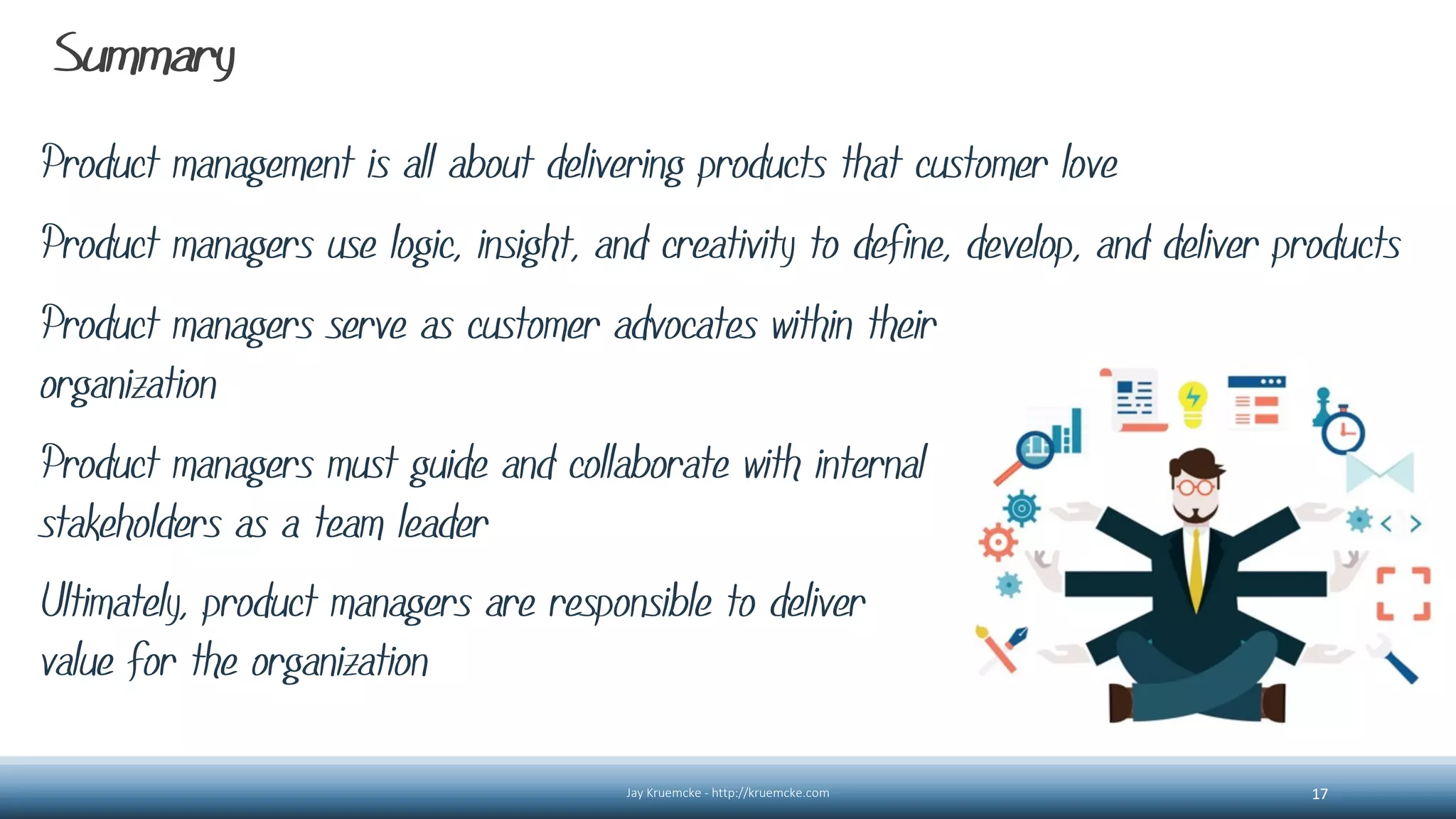 Introduction to the roles of product management | PDF