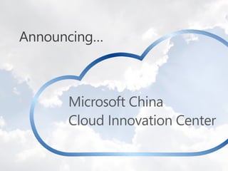 Microsoft Cloud Services in China