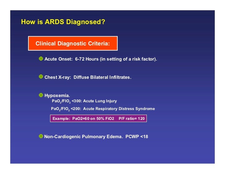 09.17.08(c): Acute Respiratory Distress Syndrome