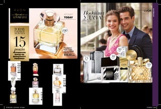 4948
30мл
30мл
75мл
50мл
Парфумна
вода Today
50 мл 78252
600,00 грн
449,00 грн
Парфумна
вода Tomorrow
50 мл 22012
600,00 грн
449,00 грн
Парфумна
вода Absolute
30 мл 99641
520,00 грн
379,00 грн
Парфумна
вода Today
30 мл 46275
460,00 грн
309,00 грн
Парфумна
вода Amour
30 мл 46083
460,00 грн
309,00 грн
Парфумна
вода Today
100 мл 59488
800,00 грн
519,00 грн
Парфумна
вода In Love
30 мл 88538
460,00 грн
309,00 грн
Парфумна
вода Always
50 мл 14853
600,00 грн
449,00 грн
Туалетна вода
Today для Нього
75 мл 58270
600,00 грн
449,00 грн
Туалетна
вода Tomorrow
для Нього
75 мл 59088
600,00 грн
449,00 грн
Подвійна
УДАЧА!
Туалетна вода Avon Luck
ДЕРЕВНО-АМБРОВИЙ АРОМАТ
рожевий перець,
мускатний горіх, сандал
199,00грн
30 мл 12335
350,00 грн
Парфумна вода Avon Luck
СХІДНО-КВІТКОВО-ФРУКТОВИЙ АРОМАТ
іскристий бергамот,
нічний цереус, теплий сандал
199,00грн
30 мл 12757
350,00 грн
АРОМАТ
TODAY
100мл
0,6 мл
45341
5,00грн
0,6 мл
42385
5,00грн299,00грн
50 мл 06229
520,00 грн
299,00грн
75 мл 06248
520,00 грн
АРОМАТИ
АРОМАТИ
Преміум
років
легендарному
бренду від
французького
парфумера
потріть
сторінкуІ ВІДЧУЙТЕ
АРОМАТ
201909_EE_11_0018.indd All Pages 21/03/2019 08:43
 